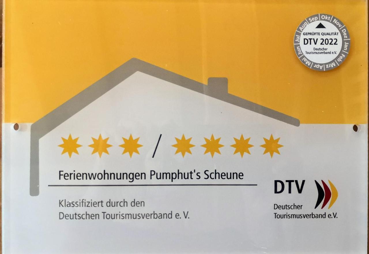 Pumphut'S Scheune Ferienwohnungen Nr 1 - 4 Naehe Freizeitpark Plohn 伦根费尔德 外观 照片